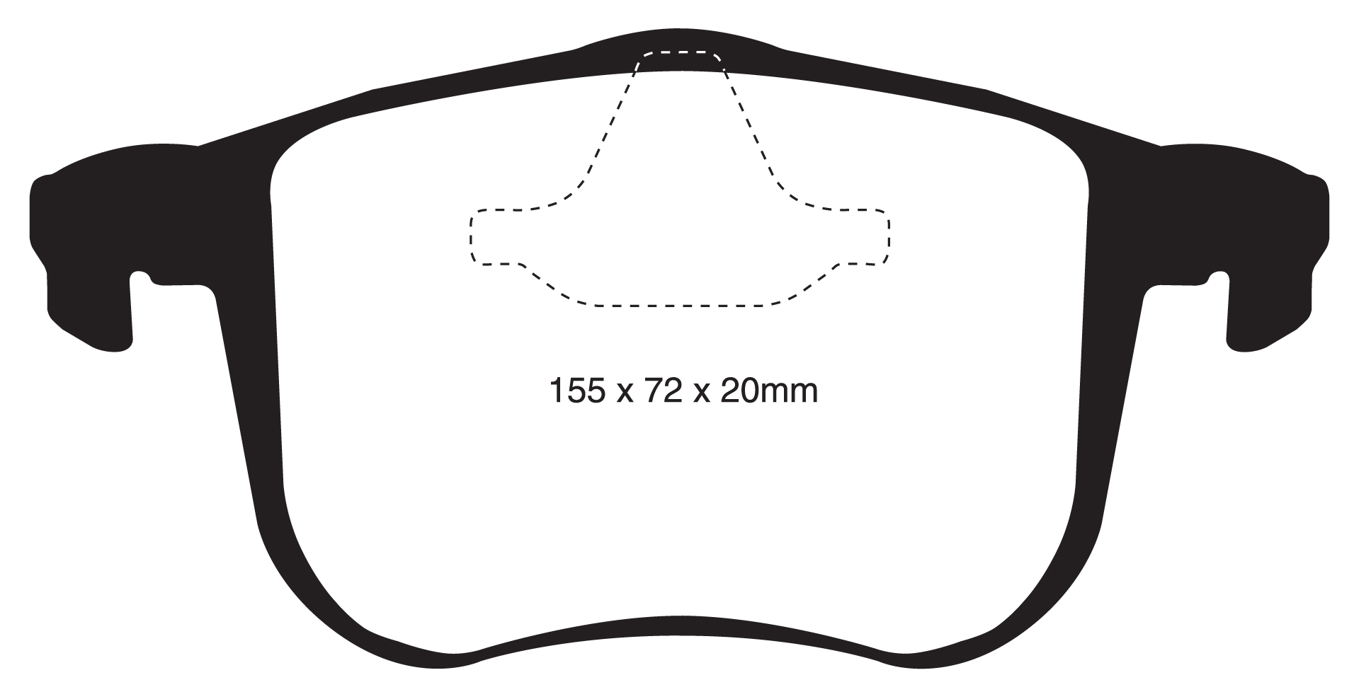 EBC 314mm Yellowstuff Front Brake Pads SAAB 9-3 2003-2011