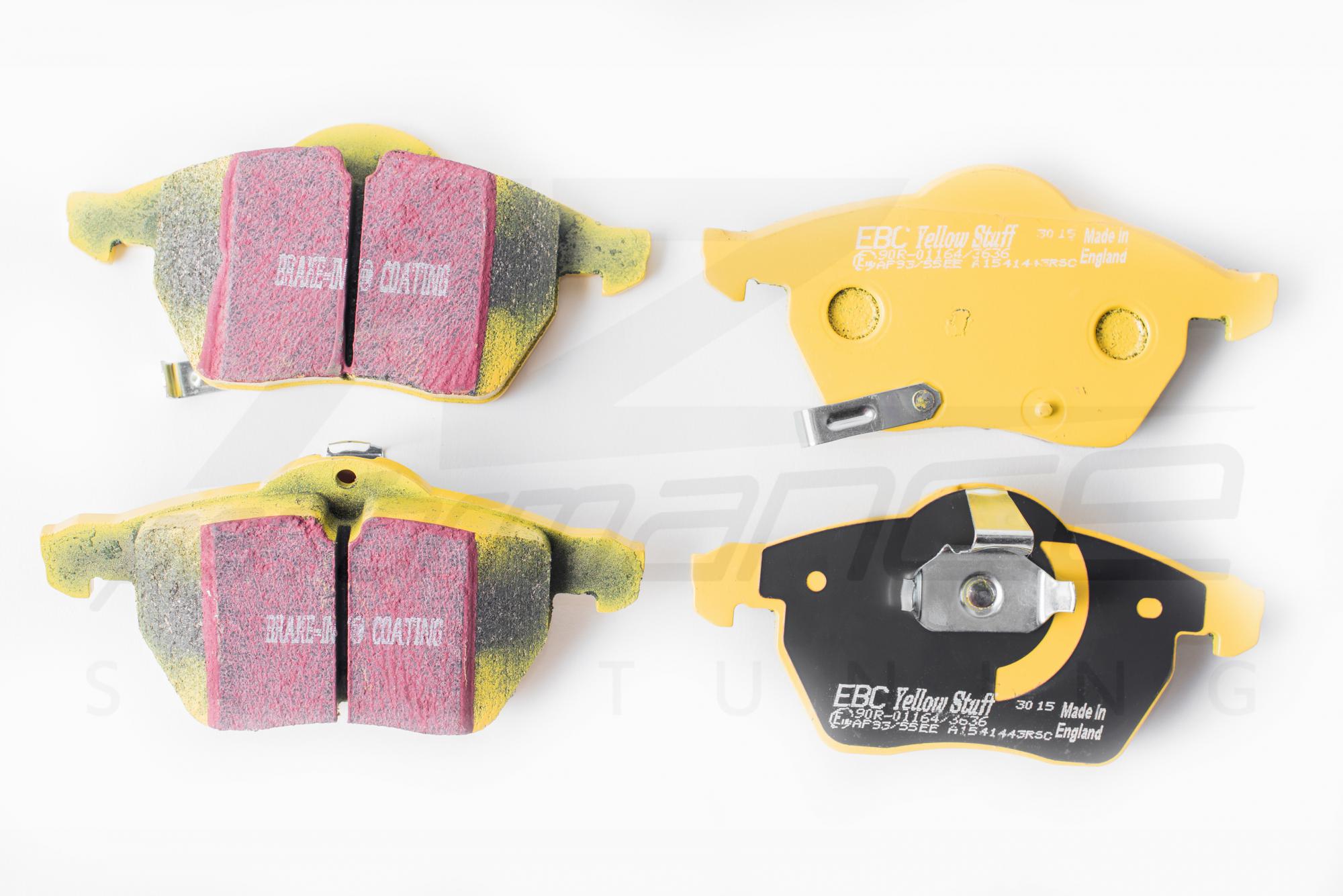 EBC 284 mm Yellowstuff front brake pads SAAB 900 1994-1996