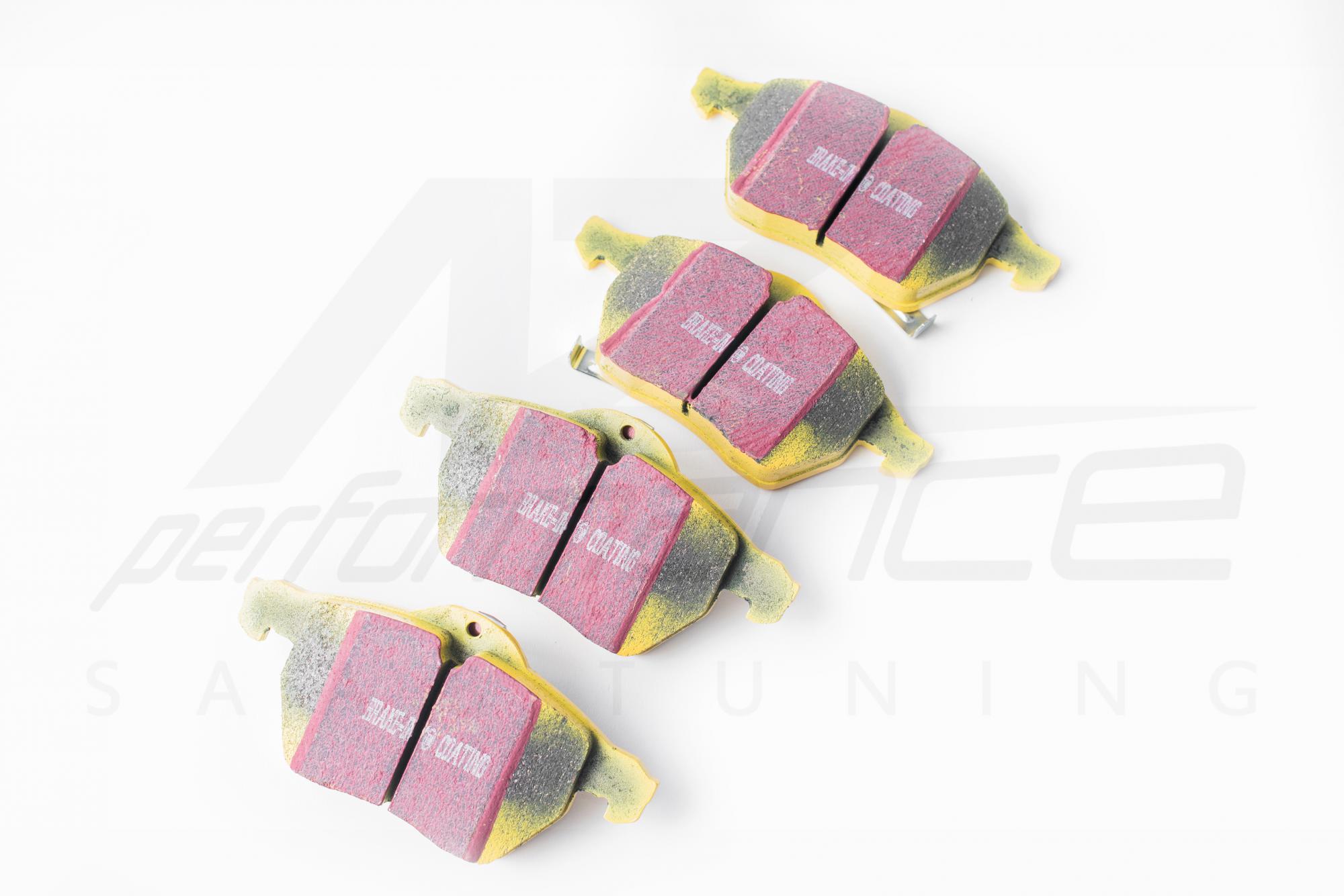 EBC 288 mm Yellowstuff front brake pads SAAB 900 and 9-5 1.9TD