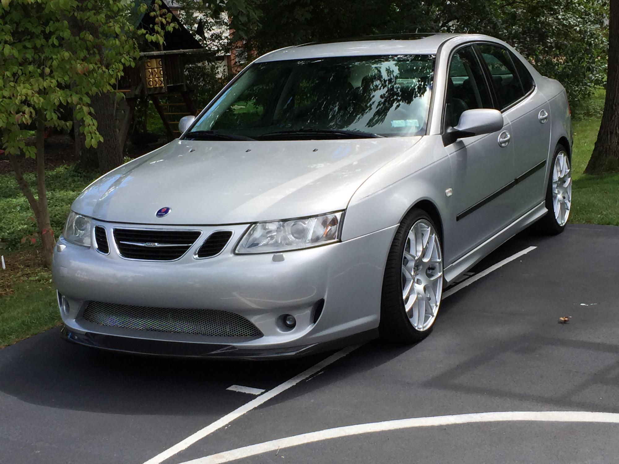 A-Zperformance Front Bumper with Carbon Splitter SAAB 9-3 2003-2007