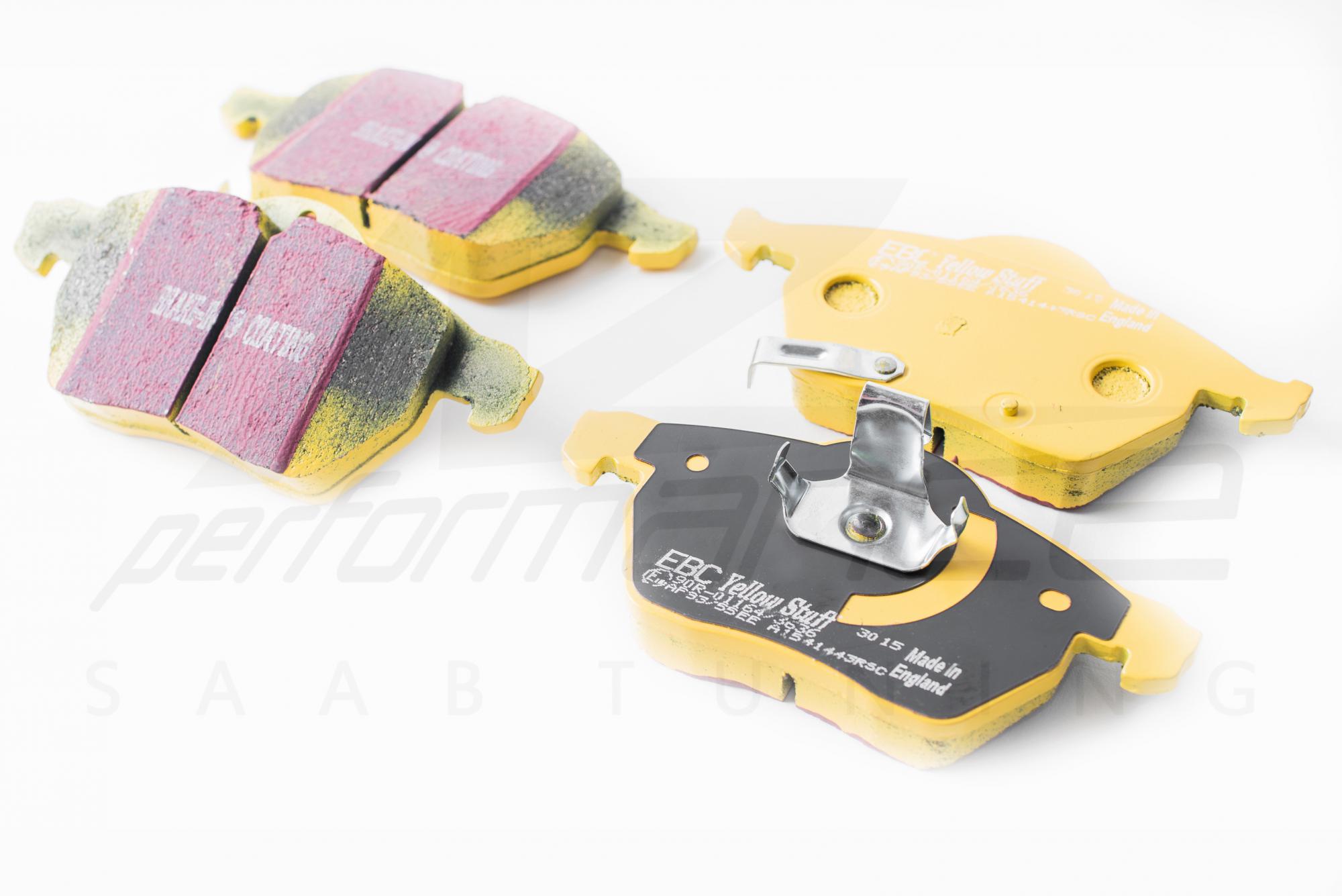 EBC 285 mm Yellowstuff front brake pads SAAB 9-3 2003-2011