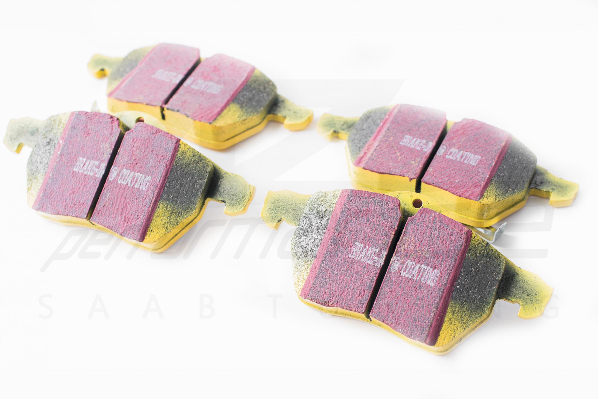 EBC 296mm Yellowstuff első fékbetét garnitúra SAAB 9-5II 2010-2011