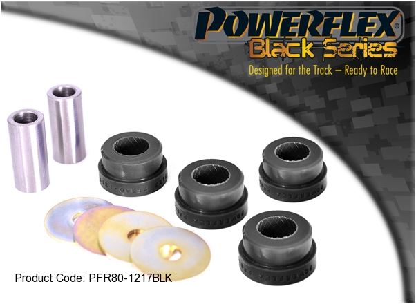 PFR80-1217BLK Rear upper arm outer bush 38 mm, SAAB 9-3II