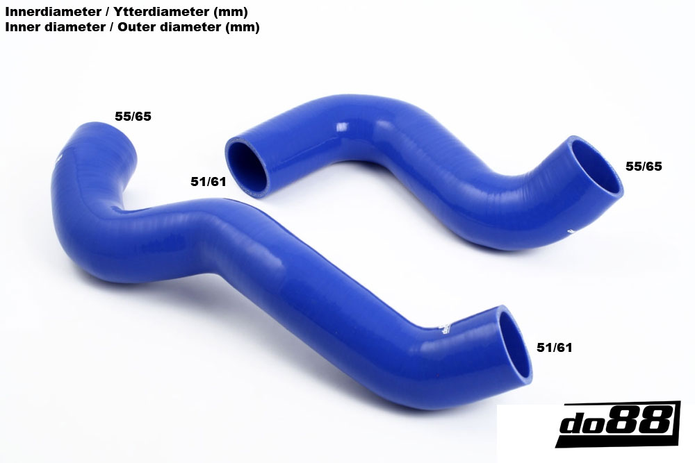 do88 intercooler hose kit SAAB 9-3 Petrol 2000-2002 - Blue