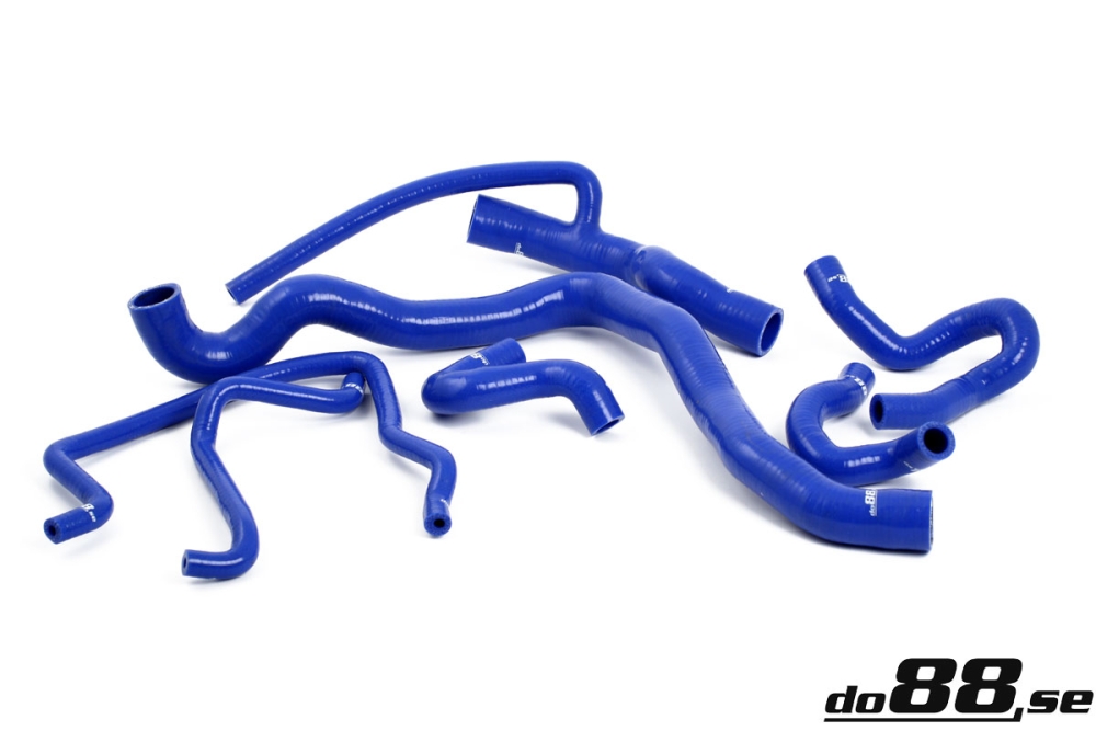 do88 coolant hose kit SAAB 9-3 2003-2009 B207 - Blue