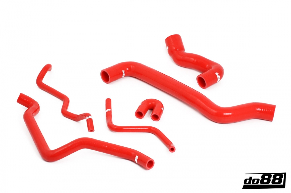 do88 coolant hose kit SAAB 9-5 Petrol 2002-2010 - Red