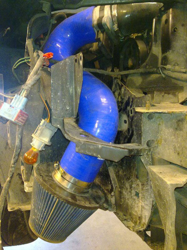 do88 Air filter relocation hose SAAB 9-3 T7 1999-2002 - Black