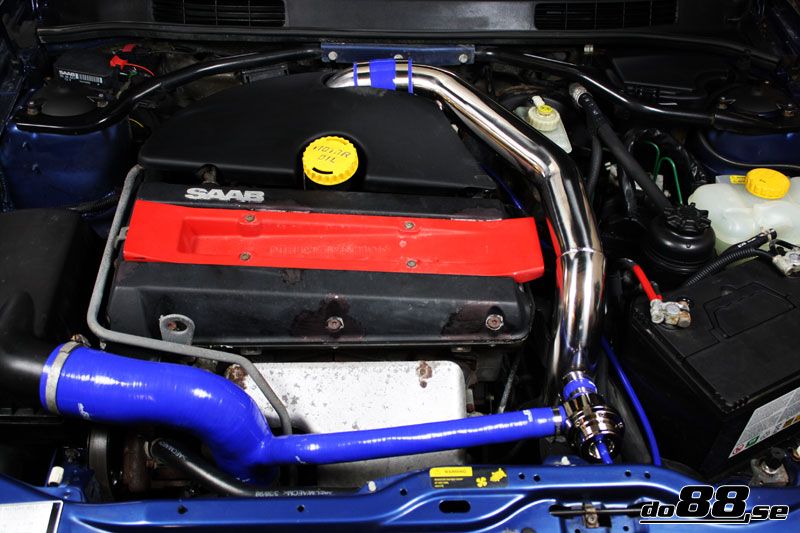 do88 intercooler-throttle body hose kit SAAB 900 9-3 T5 - Blue