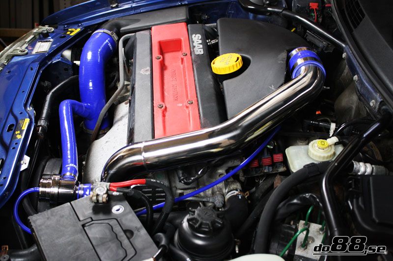 do88 intercooler-throttle body hose kit SAAB 900 9-3 T5 - Blue