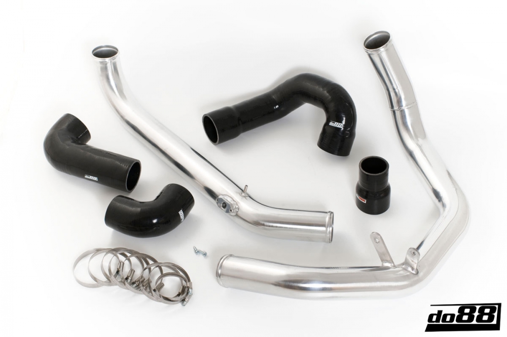 do88 intercooler hose kit with pressure pipe SAAB 9-3 B207 OEM - Black