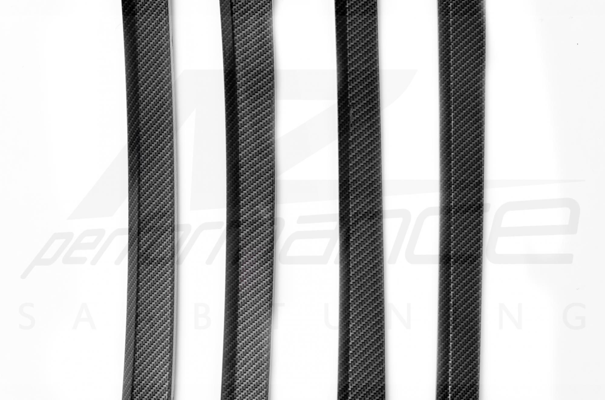 A-Zperformance Carbon-Silver Door Decor Interior Kit SAAB 9-3 2003-2011