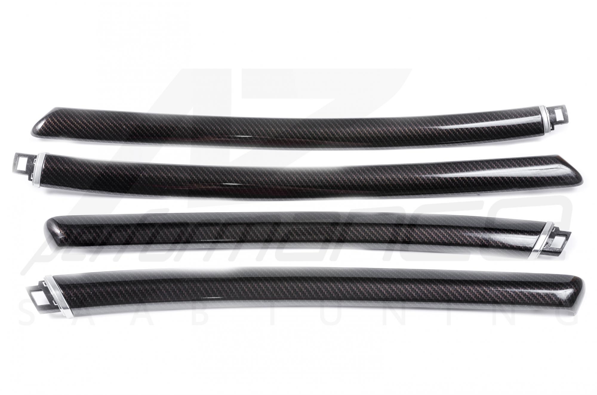 A-Zperformance Carbon-Silver Door Decor Interior Kit SAAB 9-5 2006-2010