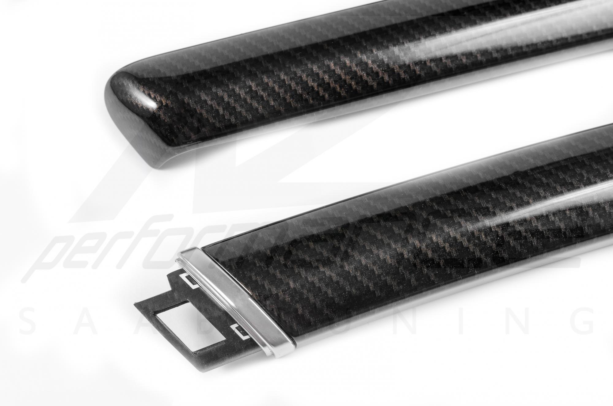 A-Zperformance Carbon-Silver Door Decor Interior Kit SAAB 9-5 2006-2010