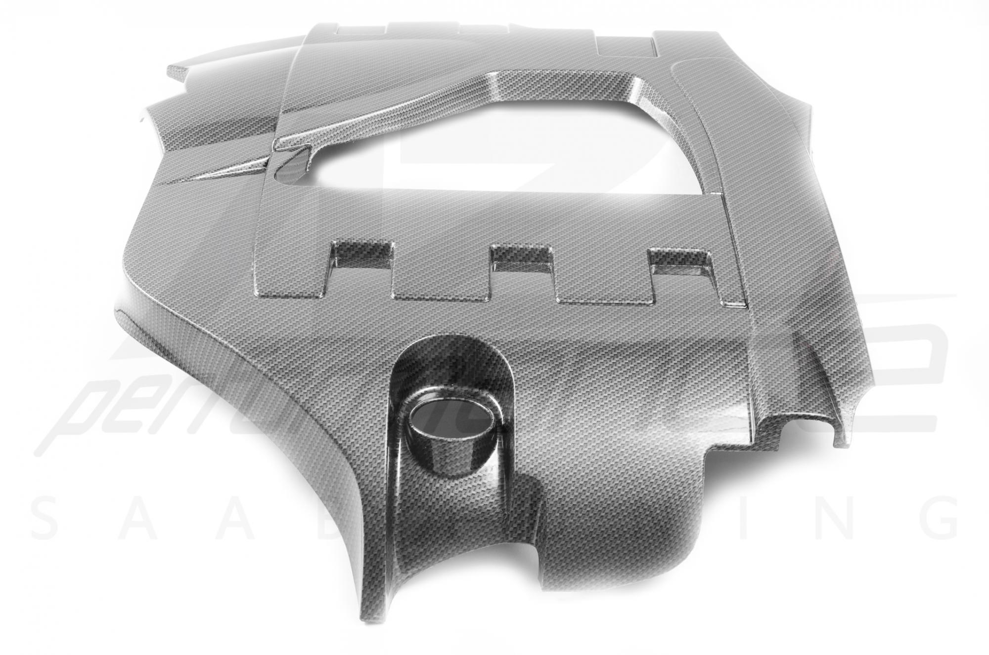 A-Zperformance Carbon-Silver Engine Cover SAAB 9-3 2.8T V6 B284