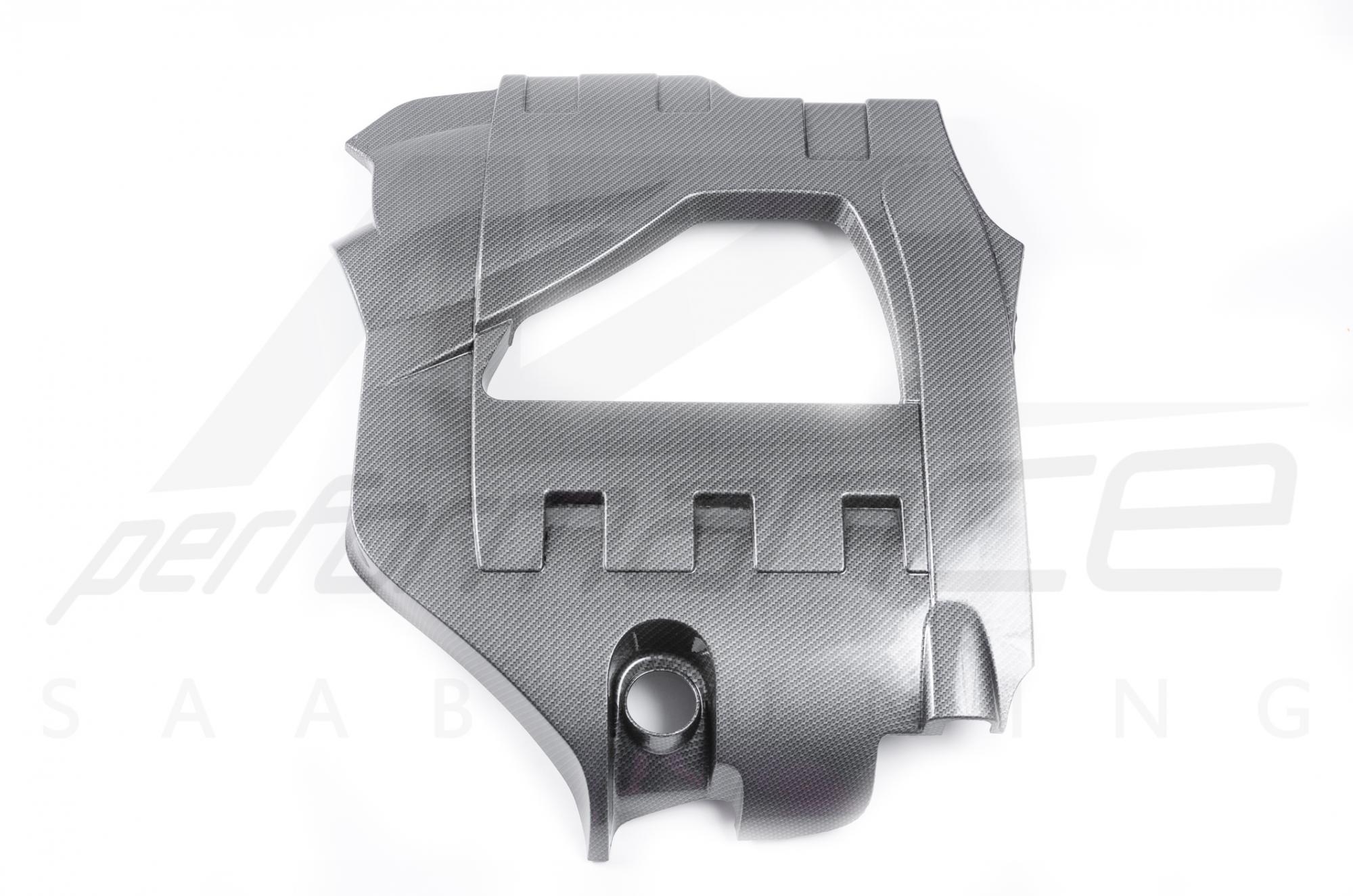 A-Zperformance Carbon-Silver Engine Cover SAAB 9-3 2.8T V6 B284