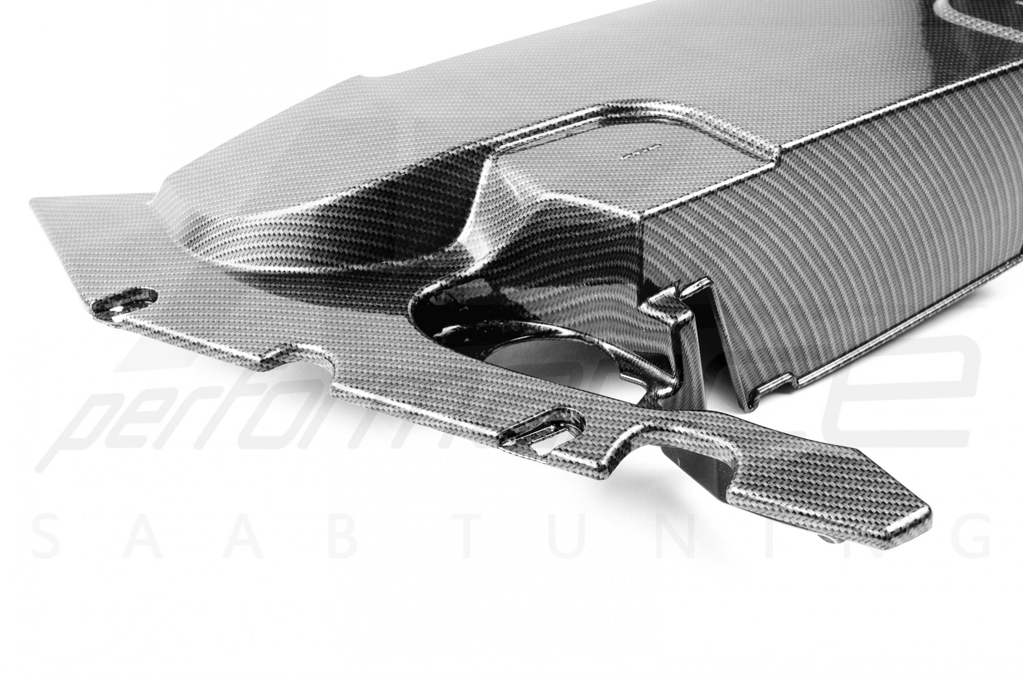 A-Zperformance karbon-ezüst akkumulátor fedél SAAB 9-3 2.0 benzin 2003-2007