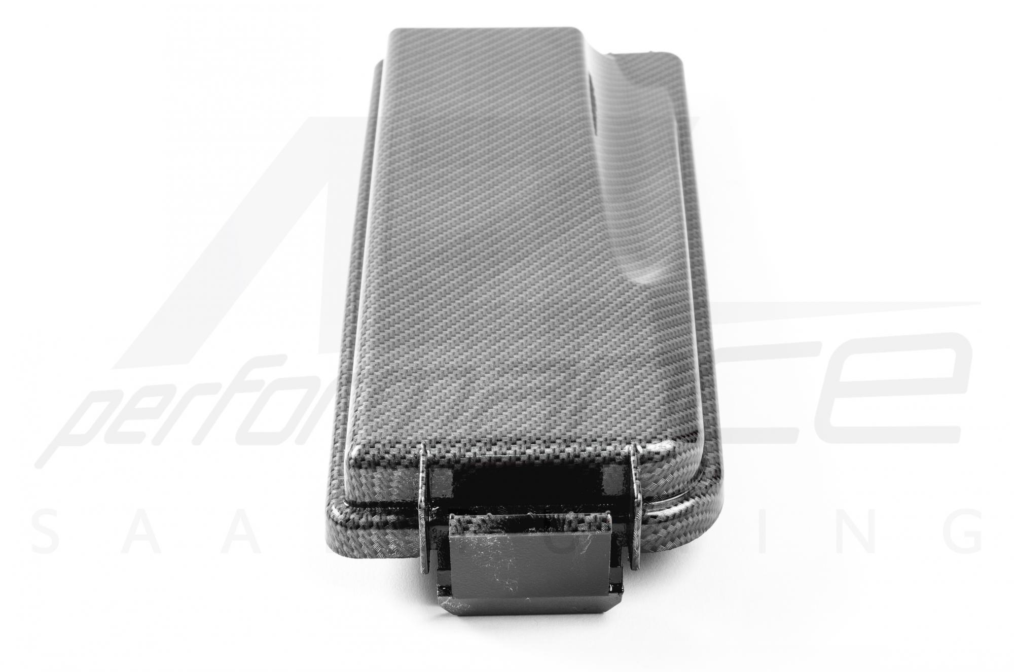 A-Zperformance Carbon-Silver Fuse Box Cover SAAB 9-3 OPEL VectraC 2003-2012