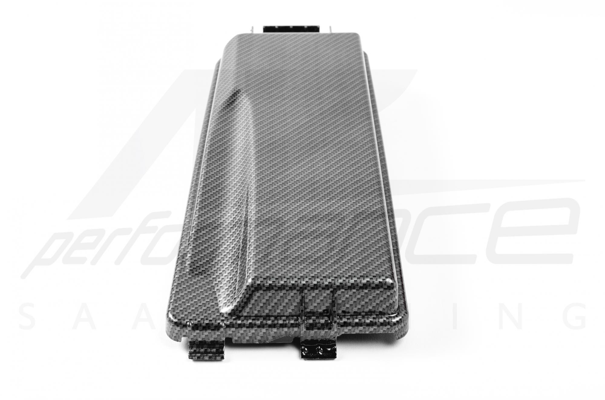 A-Zperformance Carbon-Silver Fuse Box Cover SAAB 9-3 2.8T V6 B284