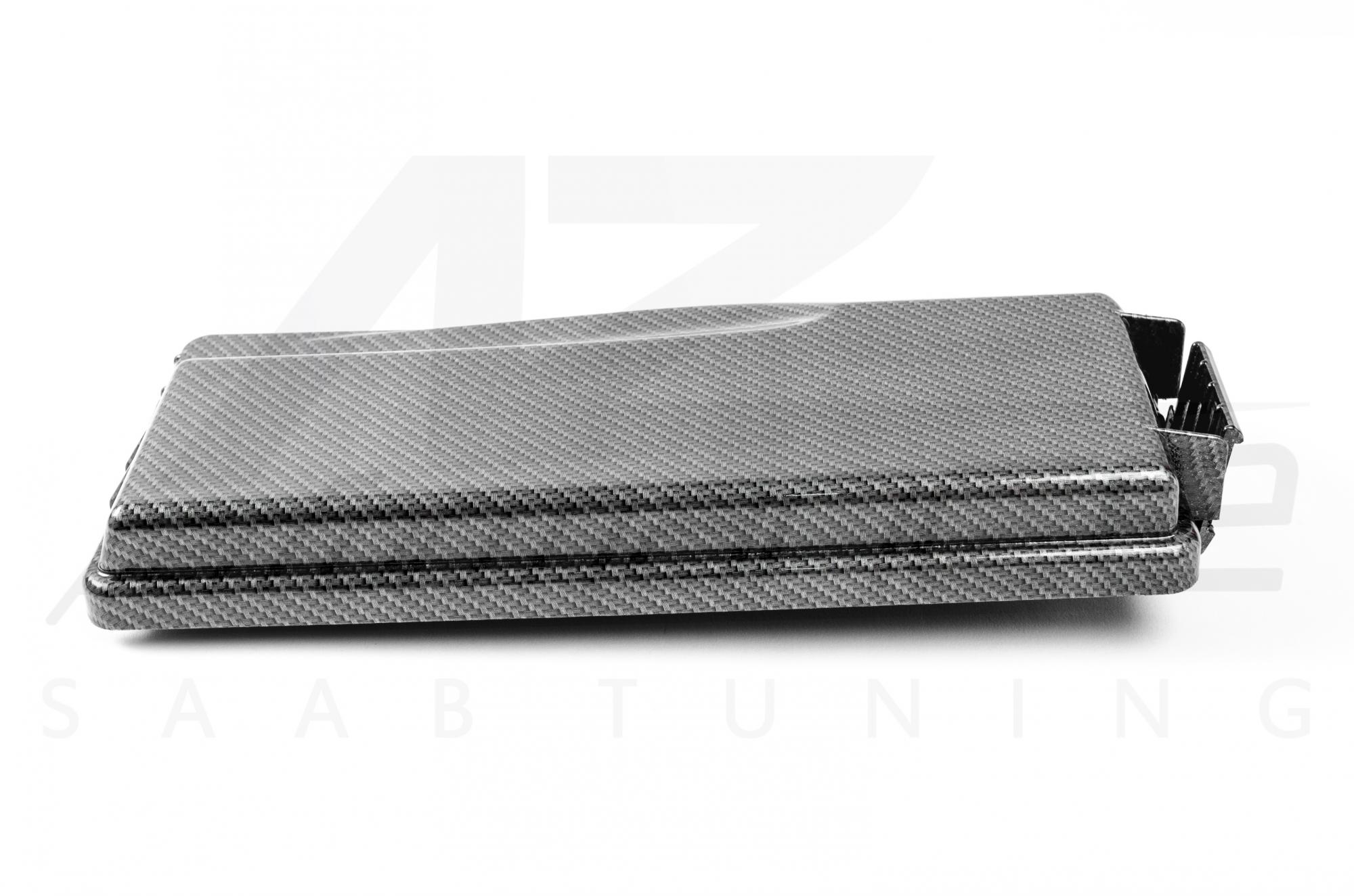 A-Zperformance Carbon-Silver Fuse Box Cover SAAB 9-3 2.8T V6 B284