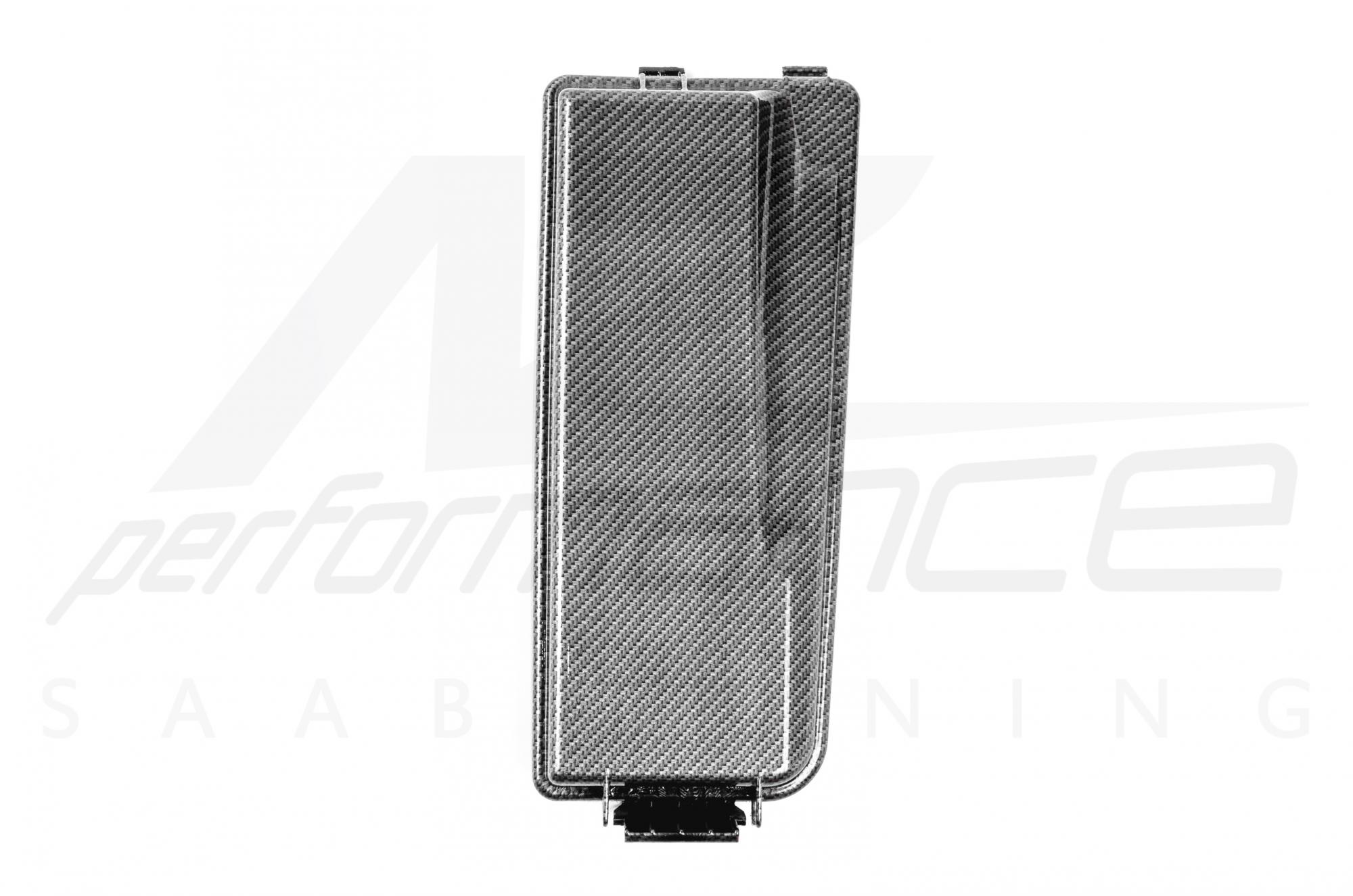 A-Zperformance Carbon-Silver Fuse Box Cover SAAB 9-3 2.8T V6 B284