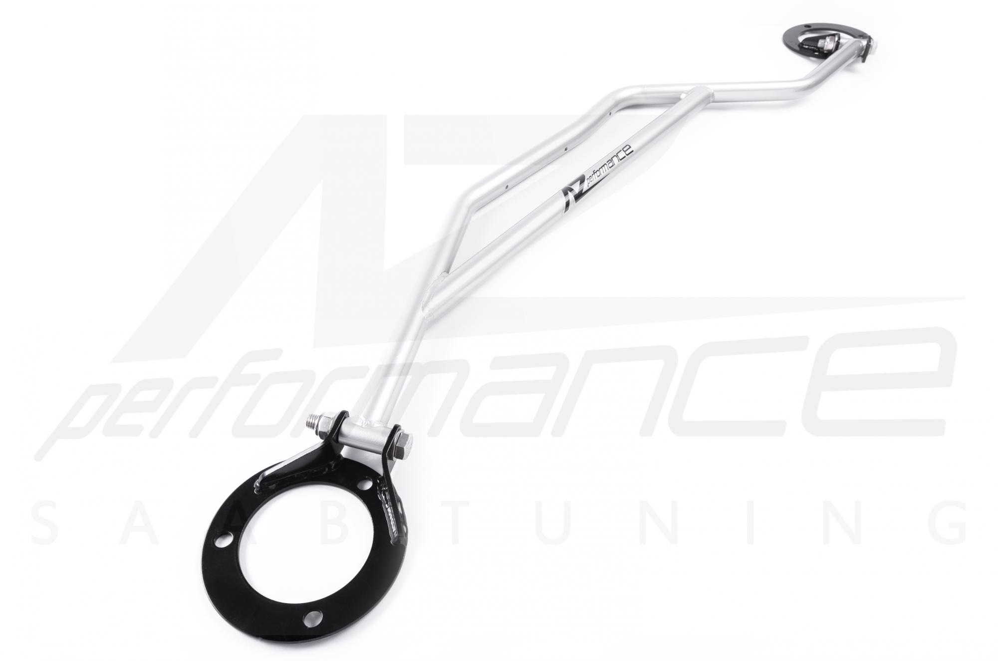 A-Zperformance strut brace SAAB 9‑3 Viggen Silver-Black