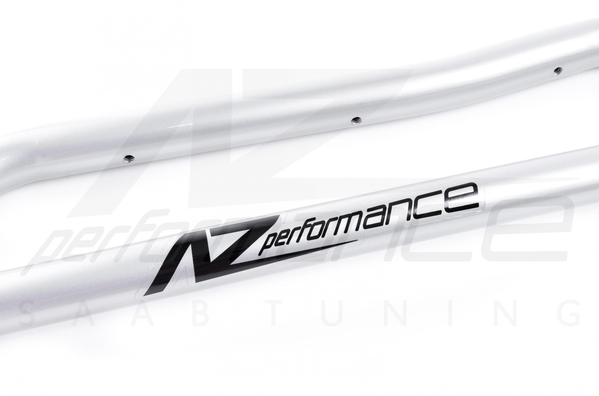 A-Zperformance strut brace SAAB 9‑3 Viggen Silver-Black