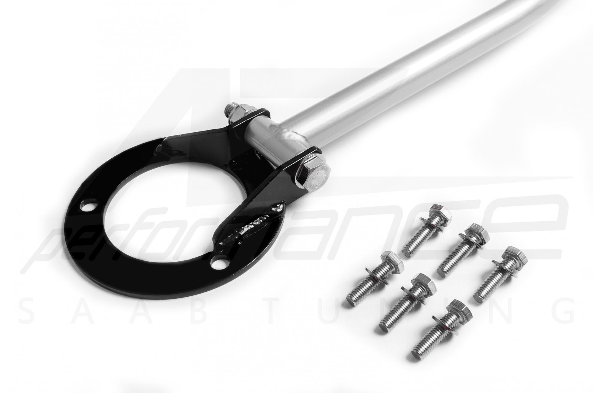 A-Zperformance Strut Brace SAAB 9-5 1997-2010 SilverChrome-Black LHD RHD