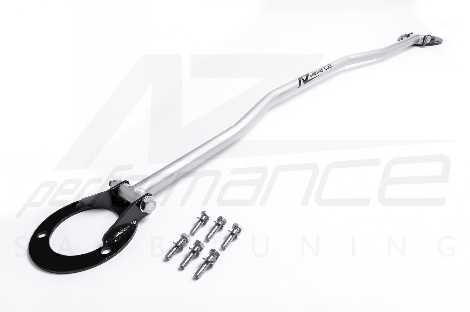 A-Zperformance Strut Brace SAAB 9-5 1997-2010 SilverChrome-Black LHD RHD