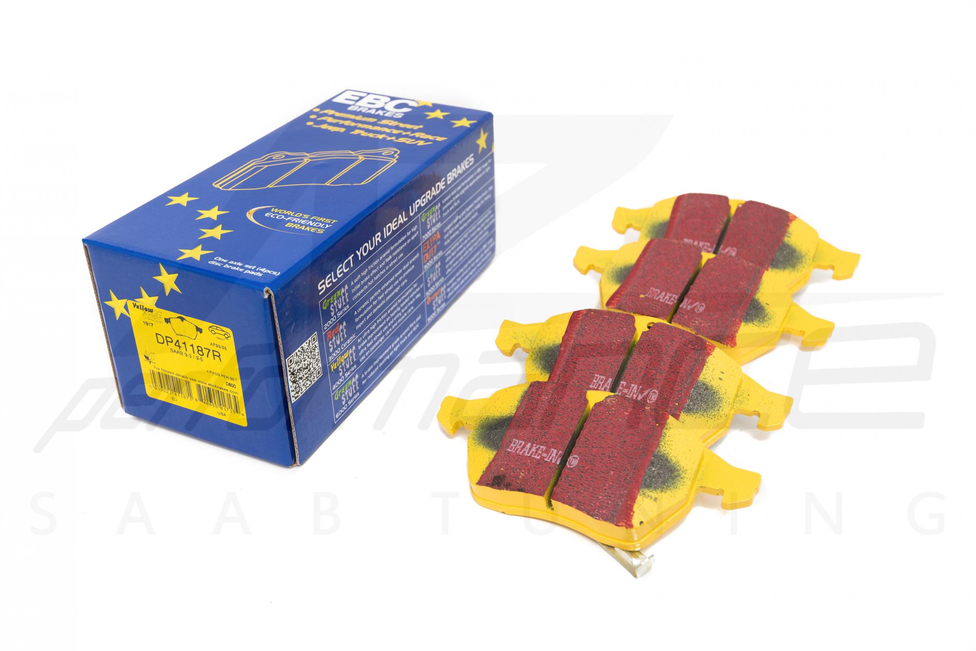 EBC DP41187R 308mm Yellowstuff Front Brake Pads SAAB 9-3 Viggen