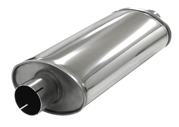 AZperformance SIMONS Stainless Steel Muffler Oval 420 x 185 x 115