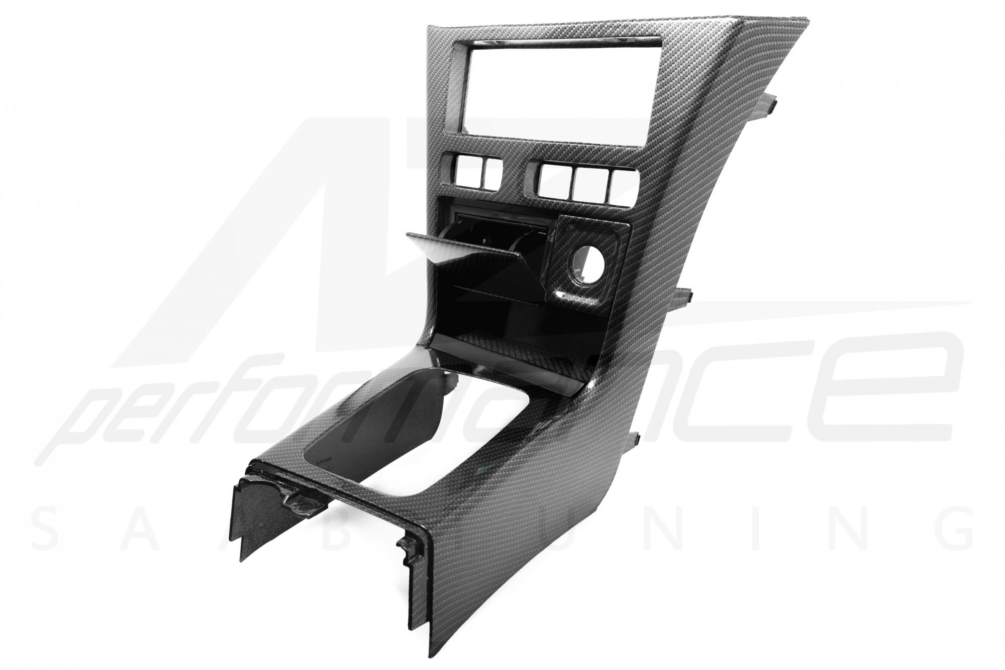 Carbon-Silver center console SAAB 900 9-3 1994-2002