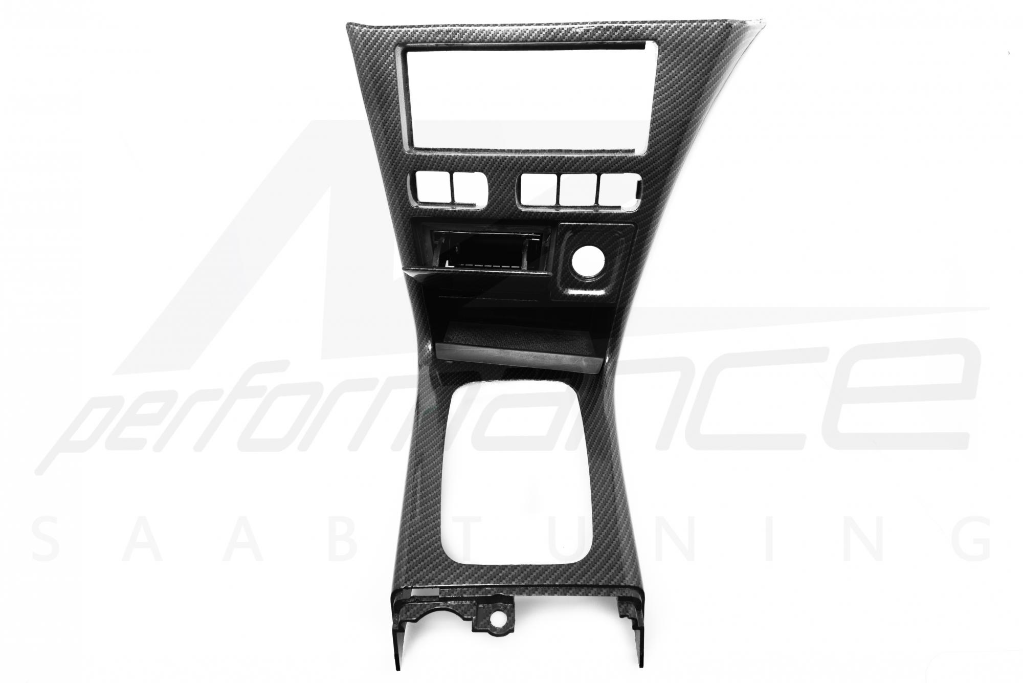 Carbon-Silver center console SAAB 900 9-3 1994-2002