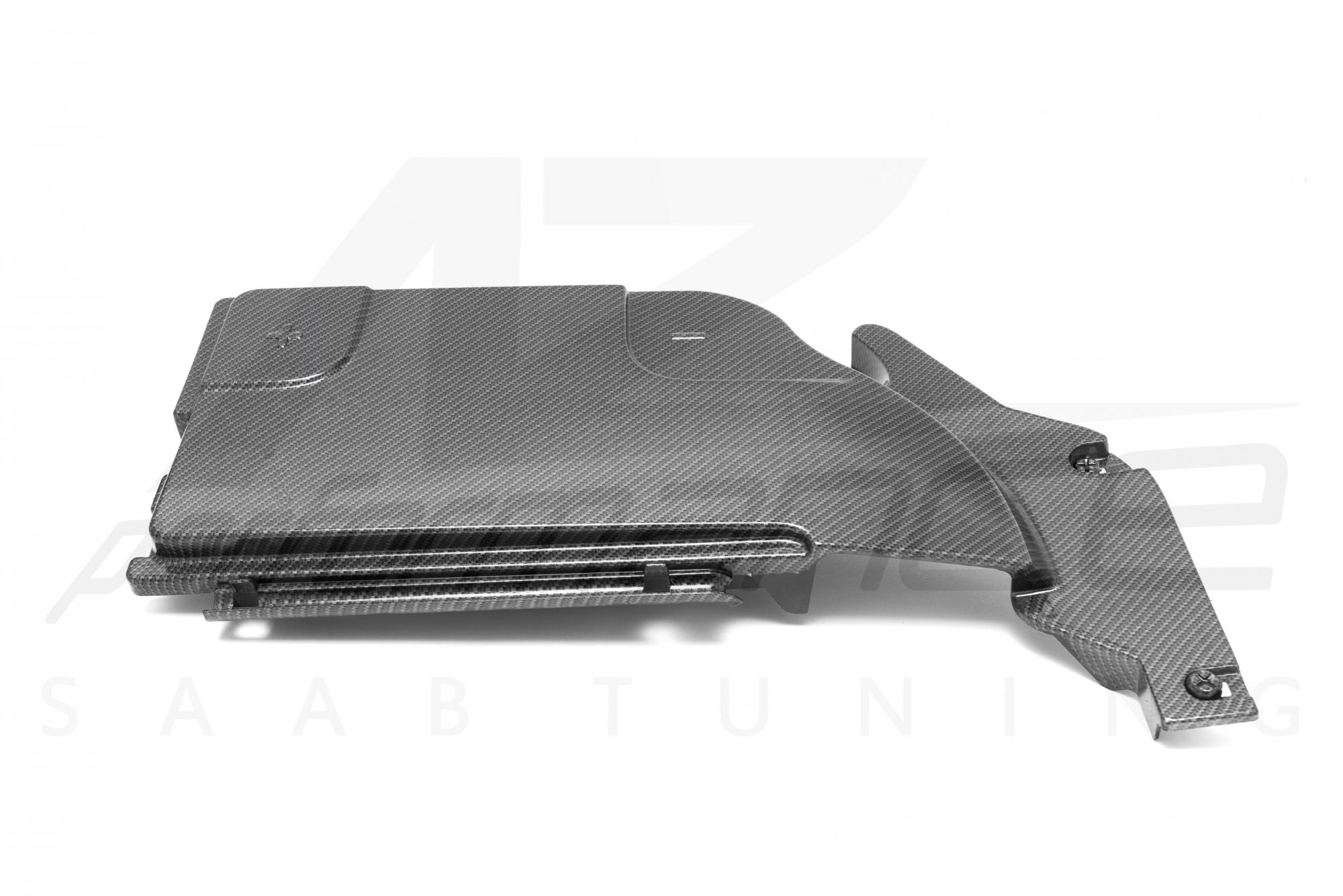 A-Zperformance Carbon-Silver Battery Cover SAAB 9-3 2008-2011