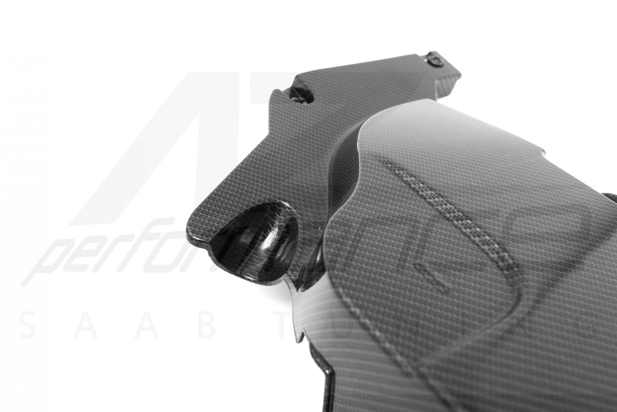 A-Zperformance Carbon-Silver Battery Cover SAAB 9-3 1.8 2.0 Petrol 2008-2011