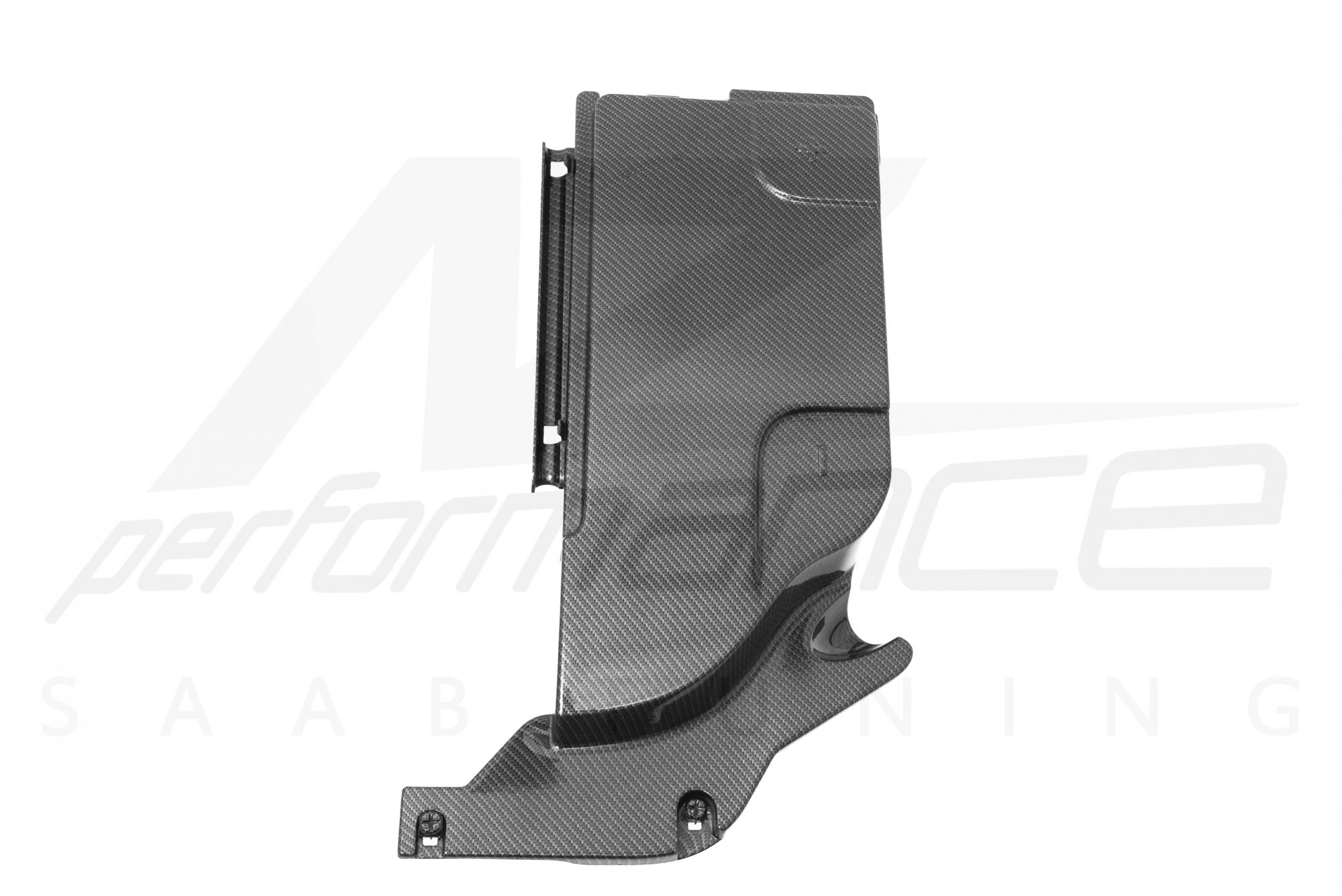 A-Zperformance Carbon-Silver Battery Cover SAAB 9-3 2008-2011