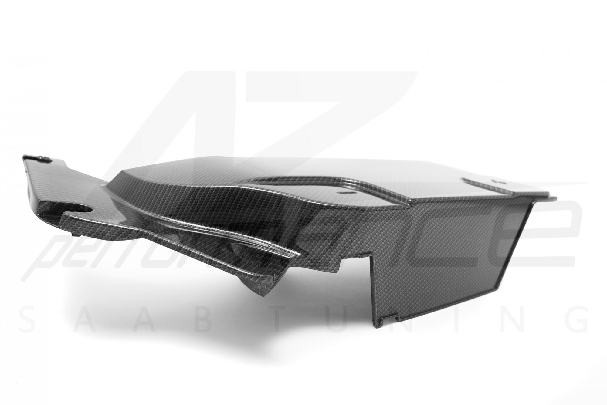 A-Zperformance Carbon-Silver Battery Cover SAAB 9-3 2008-2011