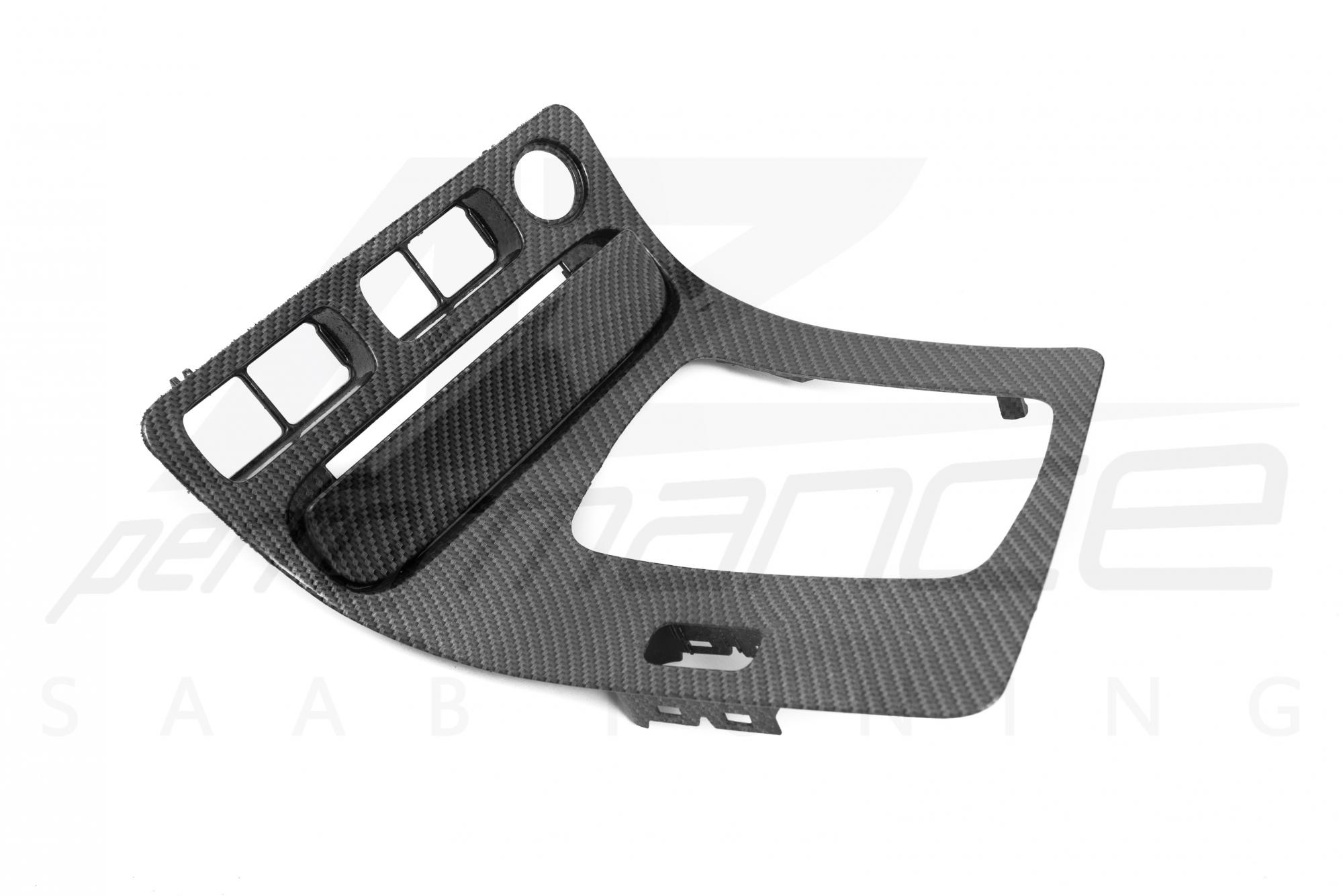 A-Zperformance Shiny Carbon-Silver Dash Surround kit SAAB 9-5 2006-2010 LHD