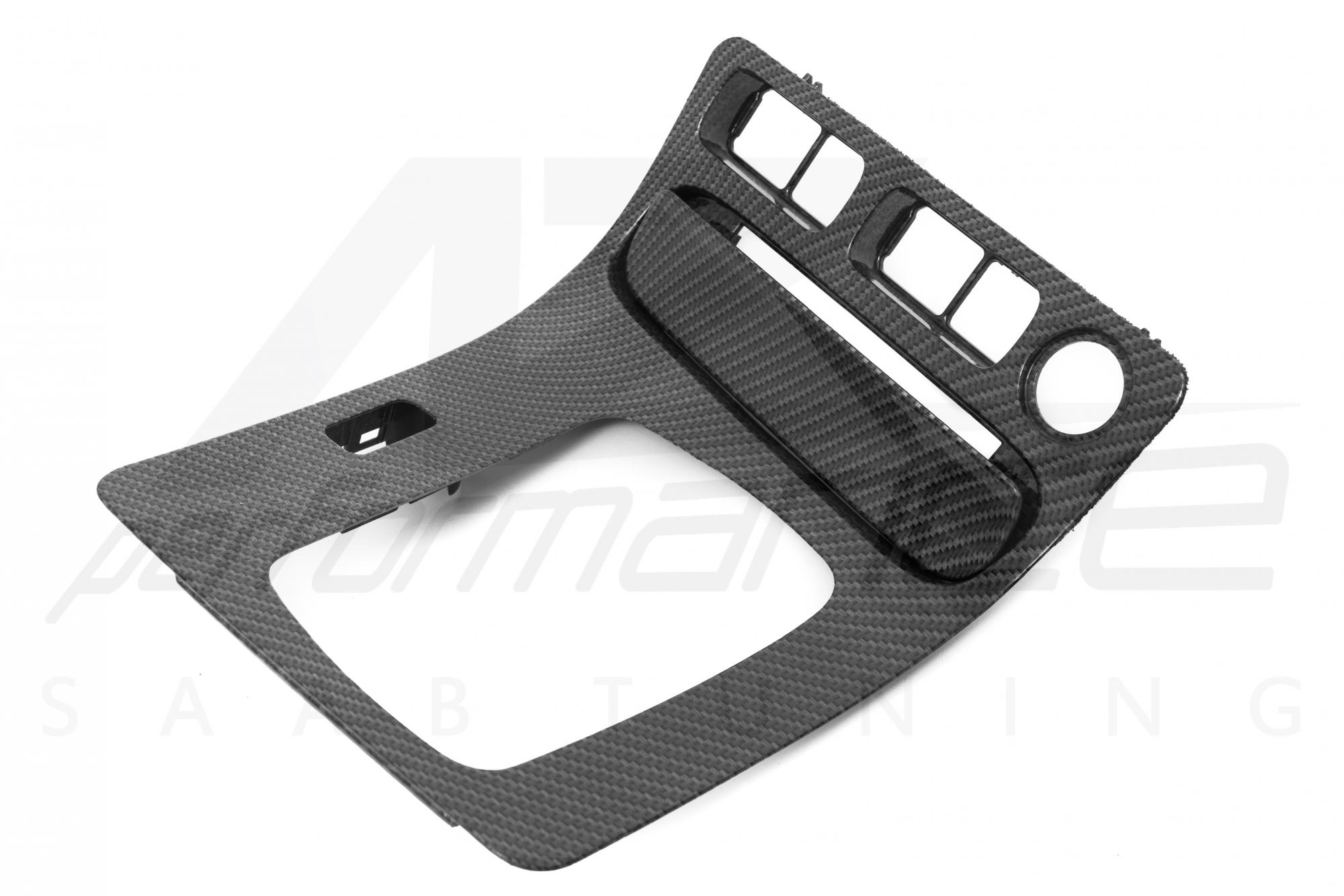 A-Zperformance Shiny Carbon-Silver Dash Surround kit SAAB 9-5 2006-2010 LHD