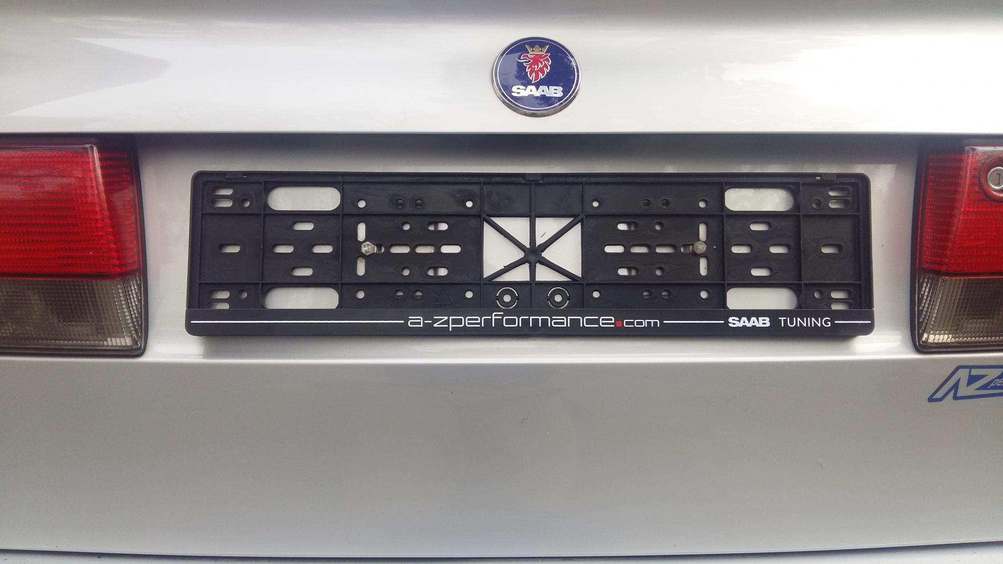 A-Zperformance SAAB Tuning licence plate bracket EU