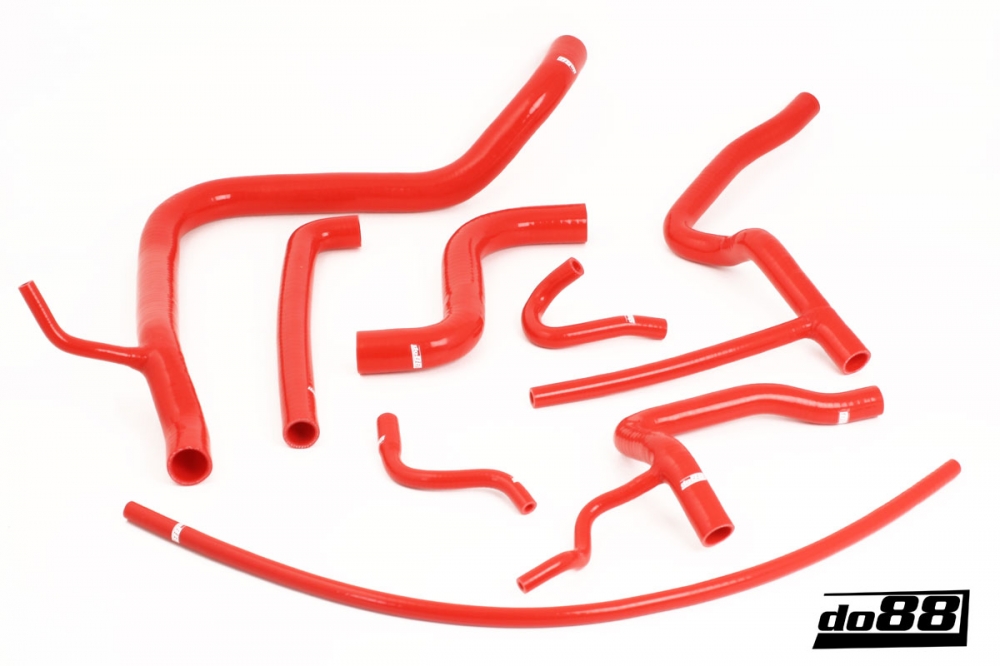 do88 SAAB 900 TURBO T8 1981-1989 COOLANT HOSES BLACK