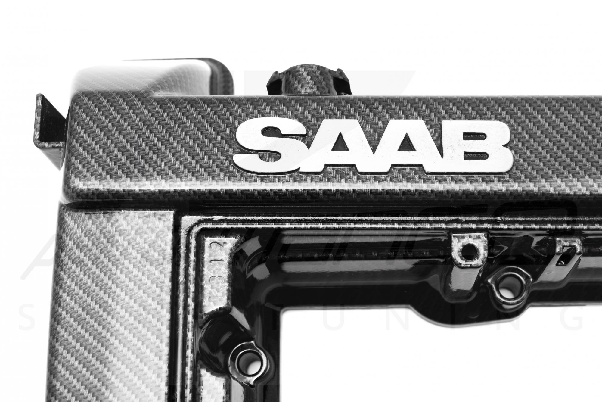 A-Zperformance Carbon-Silver ECOPOWER Valve Cover SAAB 9-5 2.0 2.3 Petrol 2004-2010