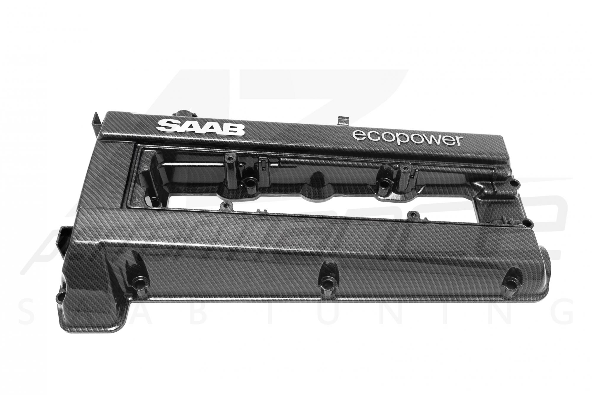 A-Zperformance Carbon-Silver ECOPOWER Valve Cover SAAB 9-5 2.0 2.3 Petrol 2004-2010