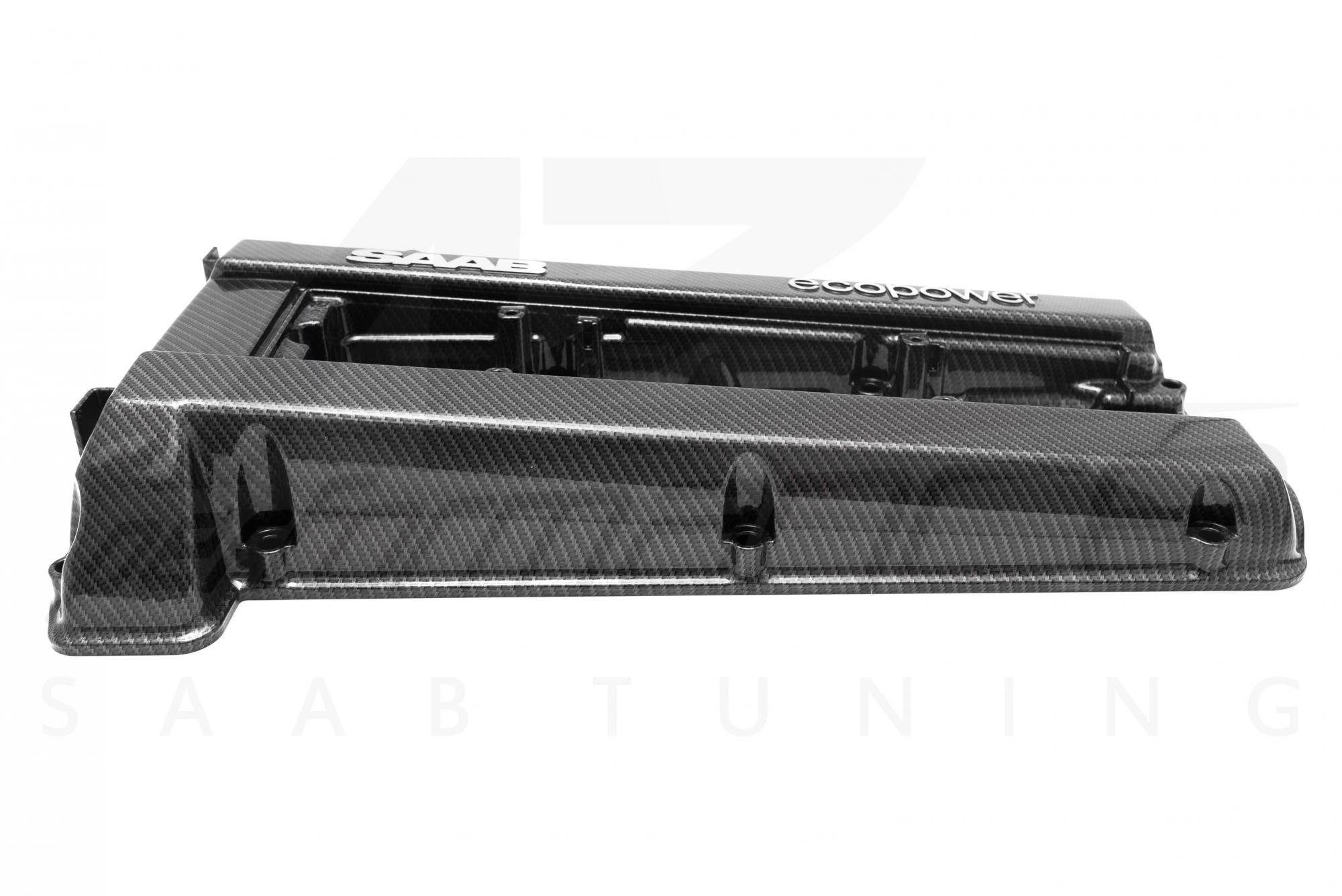 A-Zperformance Carbon-Silver ECOPOWER Valve Cover SAAB 9-5 2.0 2.3 Petrol 2004-2010