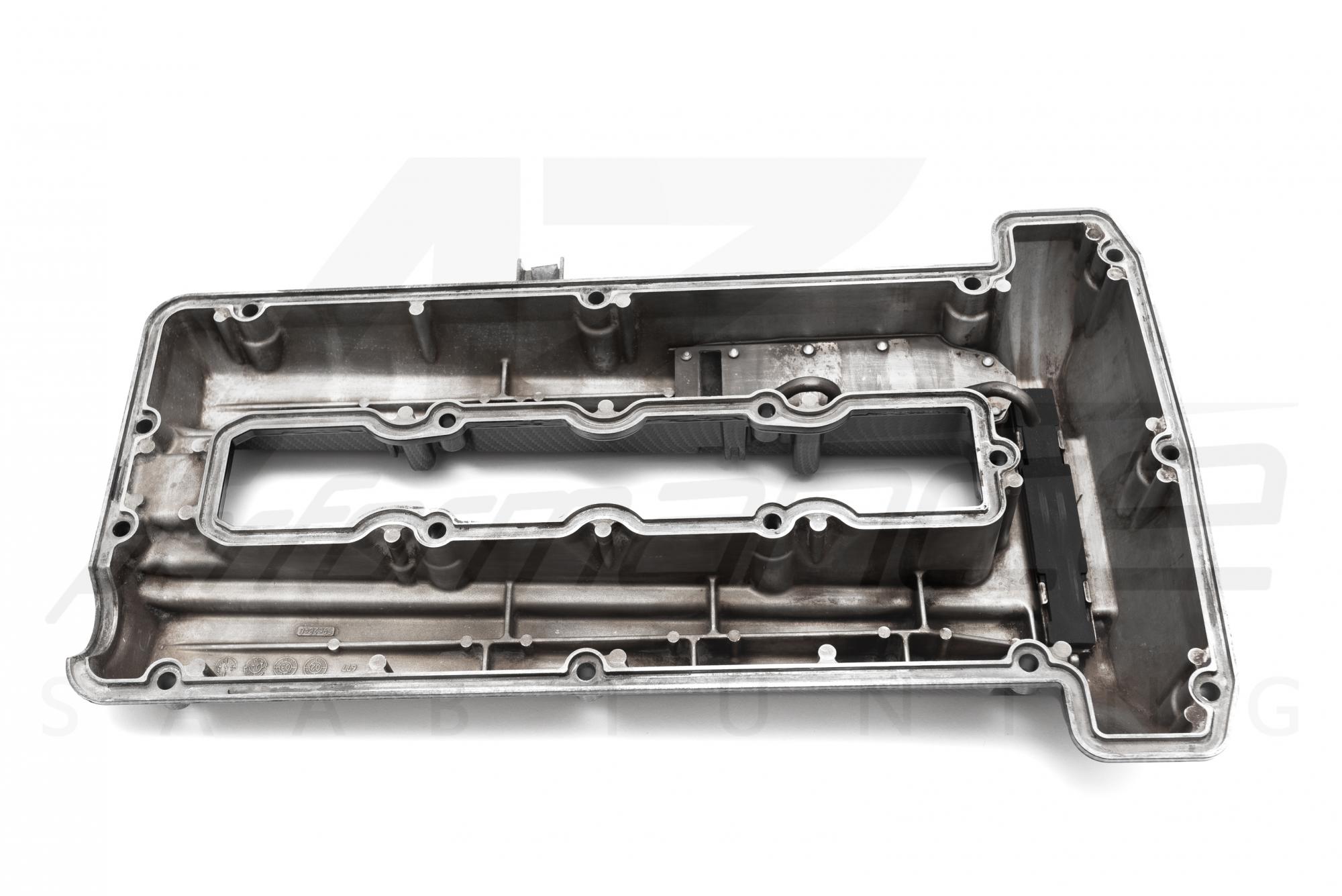 A-Zperformance Carbon-Silver ECOPOWER Valve Cover SAAB 9-5 2.0 2.3 Petrol 2004-2010