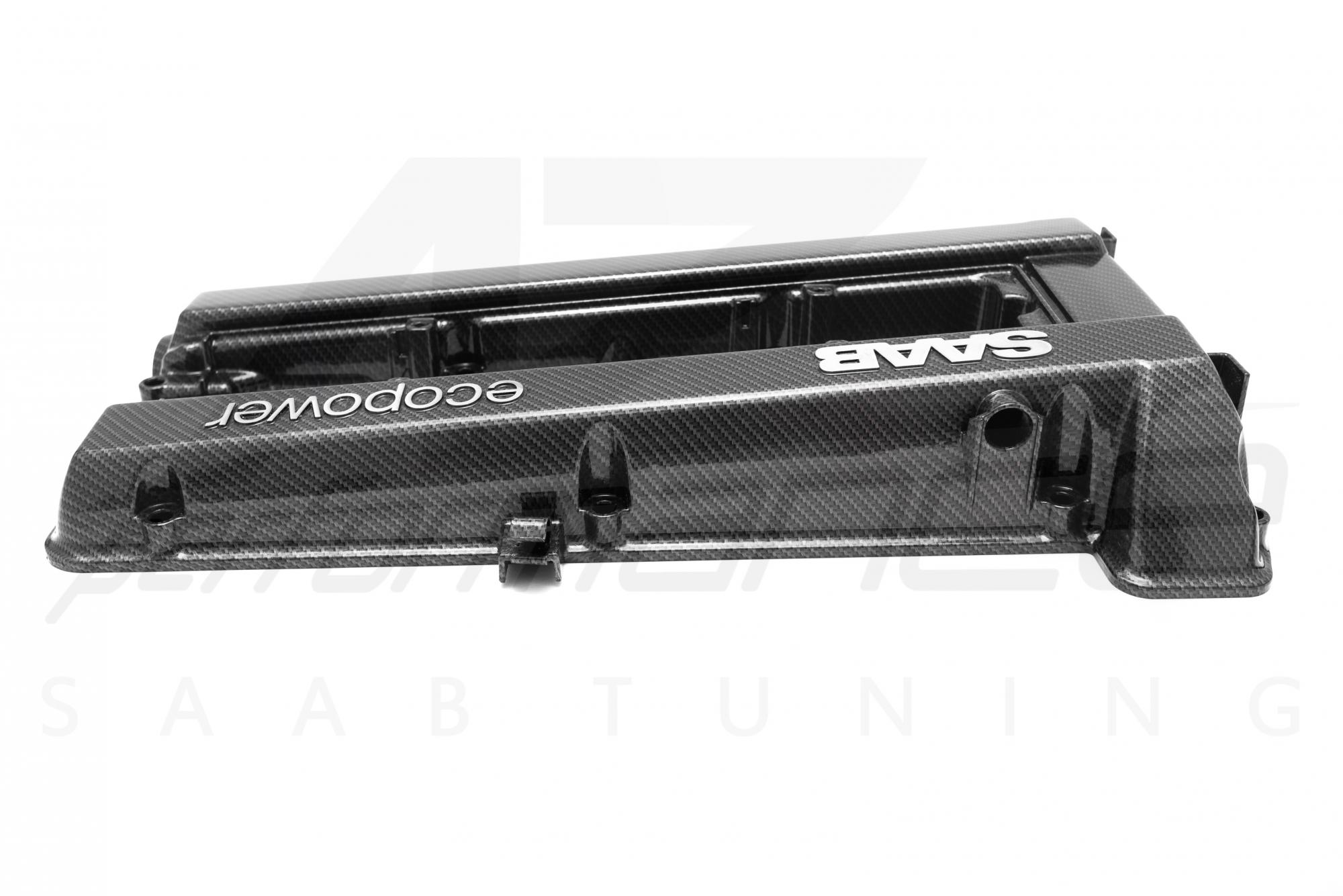 A-Zperformance Carbon-Silver ECOPOWER Valve Cover SAAB 9-5 2.0 2.3 Petrol 2004-2010