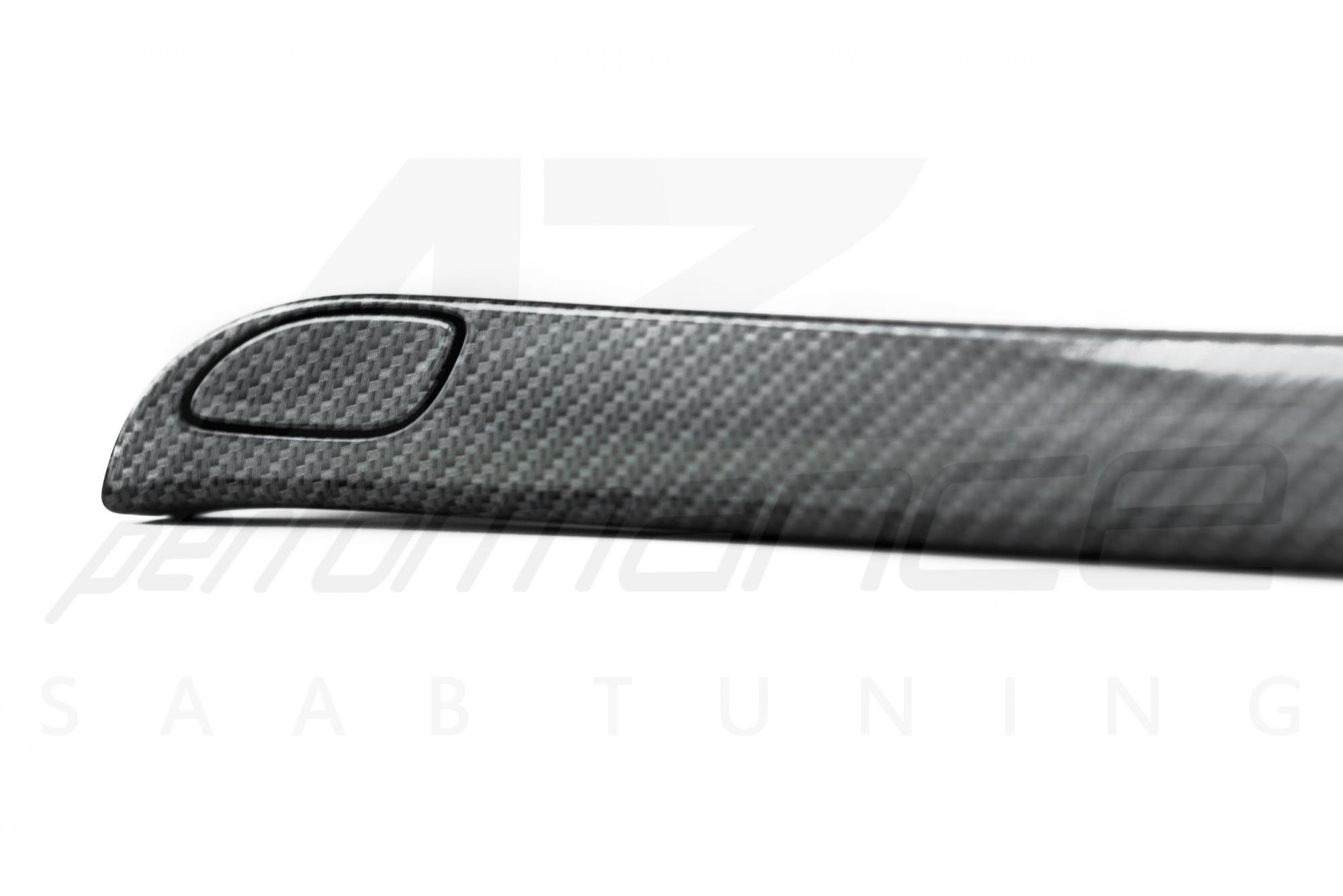 A-Zperformance karbon-ezüst kesztyűtartó dekorcsík zár nélkül 12767156 SAAB 9-3 2007-2012