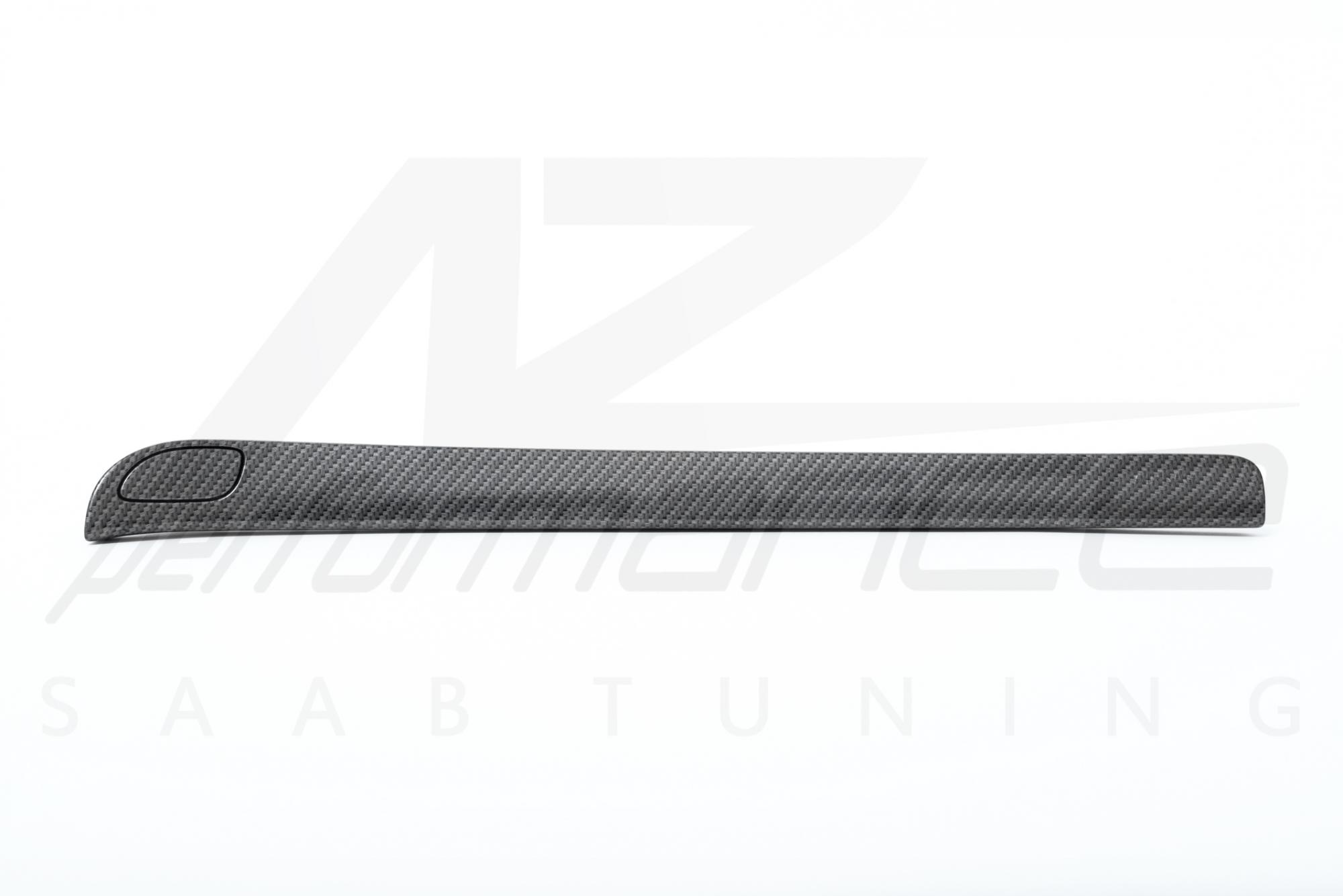 A-Zperformance Carbon-Silver Glove Box Trim without Key Hole 12767156 SAAB 9-3 2007-2012