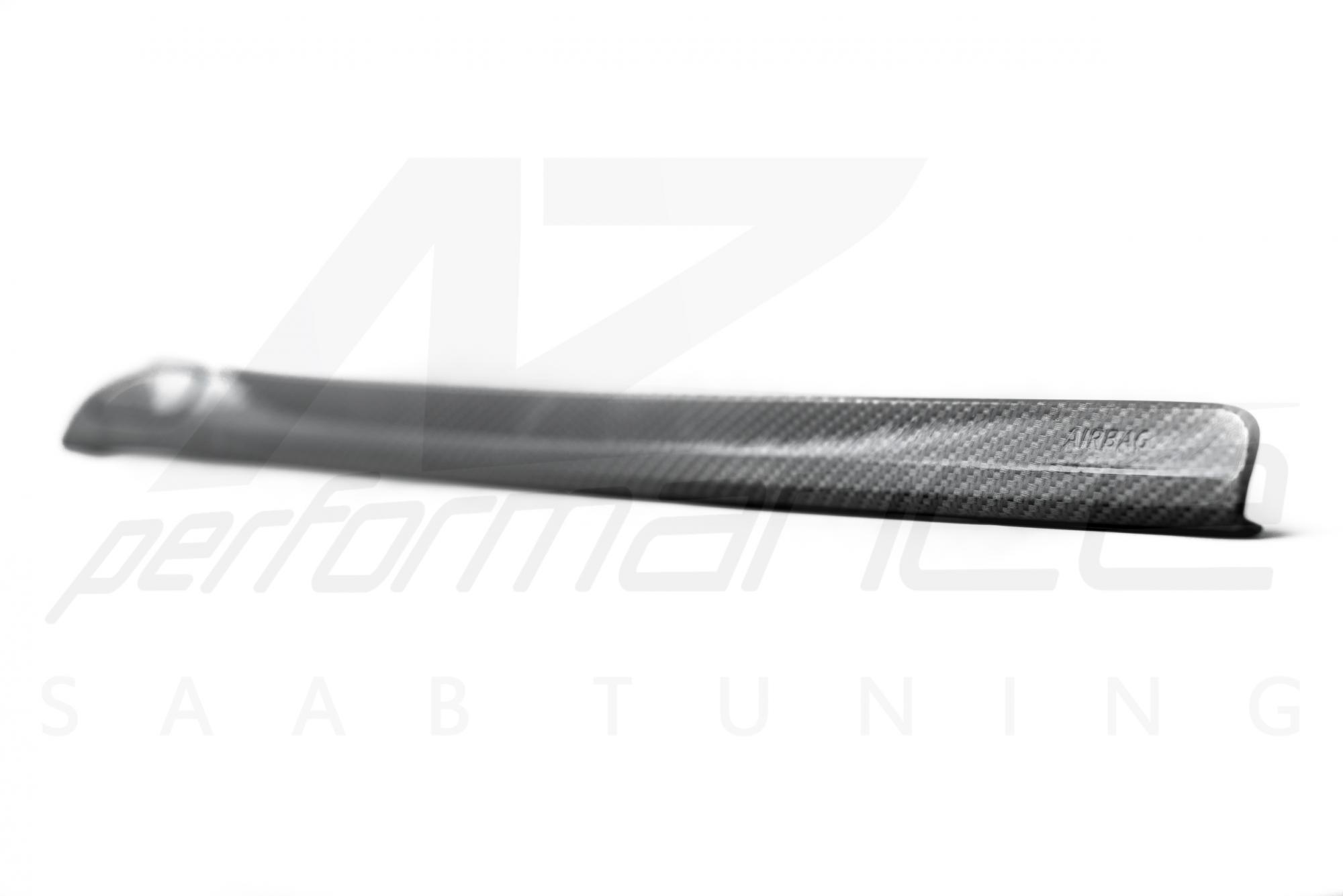 A-Zperformance Carbon-Silver Glove Box Trim without Key Hole 12767156 SAAB 9-3 2007-2012