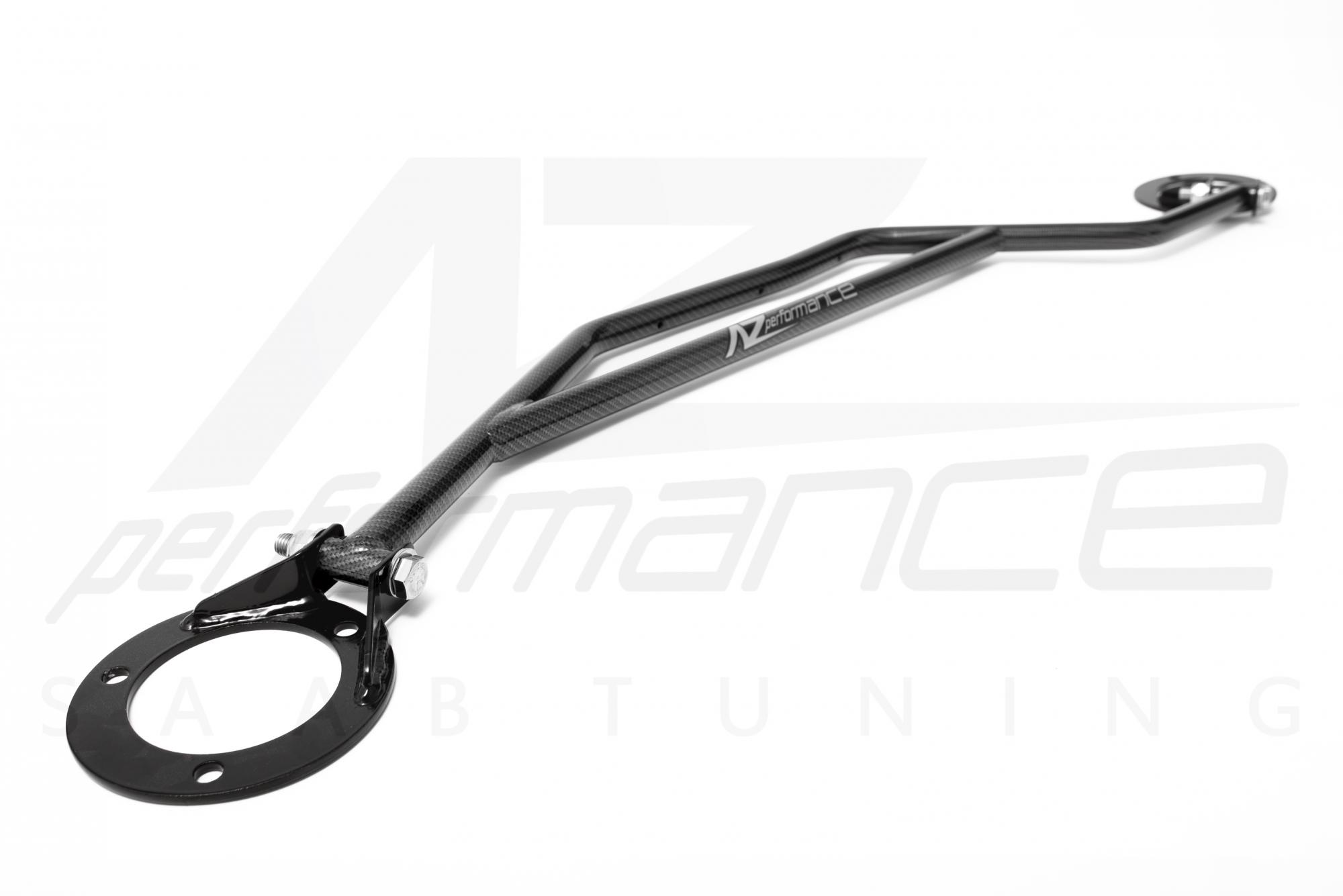 A-Zperformance strut brace SAAB 9-3 1998-2002 Anthracite-Carbon LHD RHD