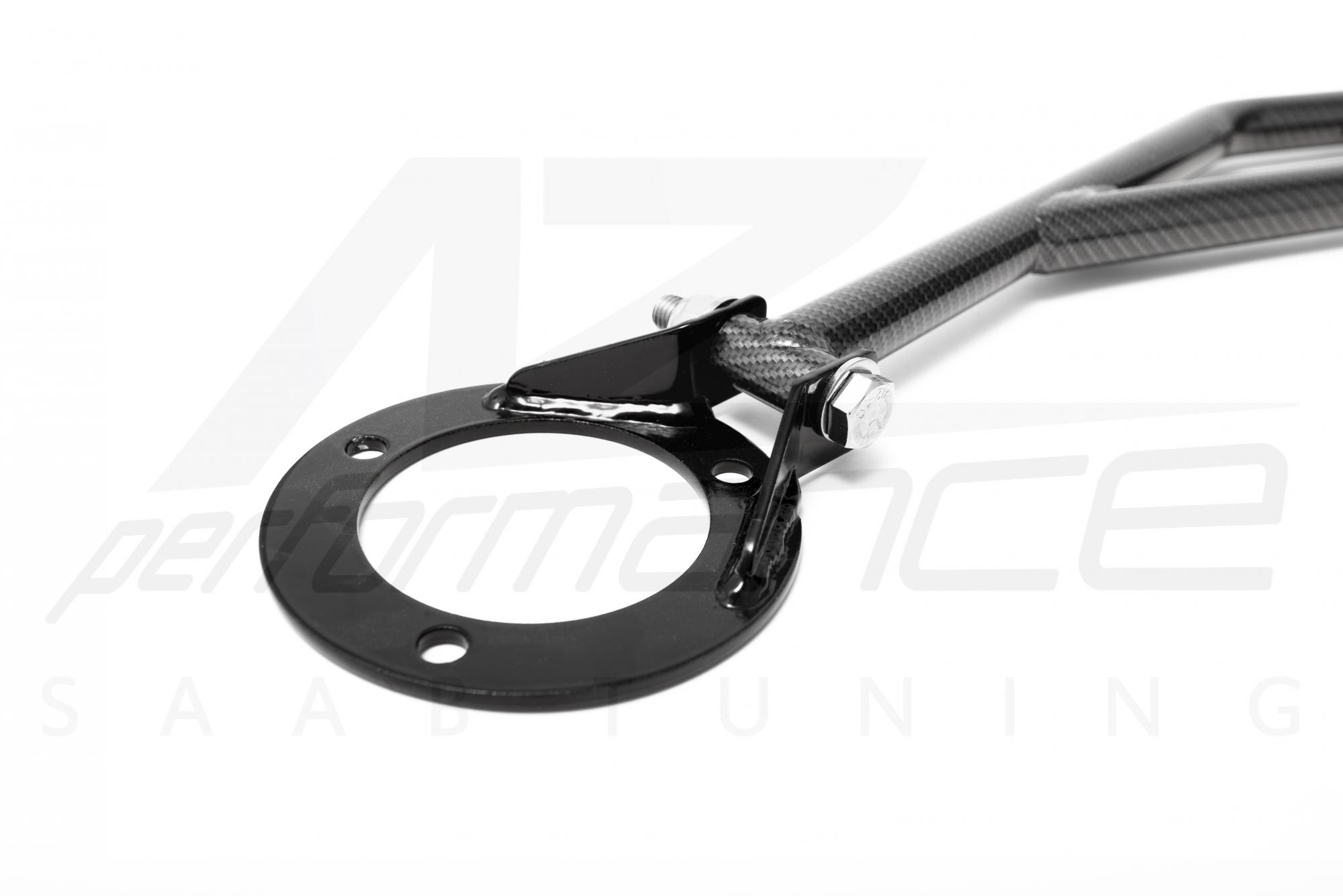 A-Zperformance strut brace SAAB 9-3 1998-2002 Anthracite-Carbon LHD RHD